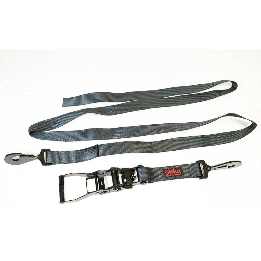 SDHQ 2" Strap w/ Long Ratchet Handle and Twisted Snap Hooks Straps SDHQ Off Road