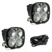 Load image into Gallery viewer, Squadron Pro Black LED Auxiliary Light Pod Pair Driving/Combo Clear