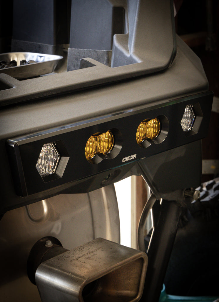 StayFlush Polaris Pro/R Billet Chase Light Mount