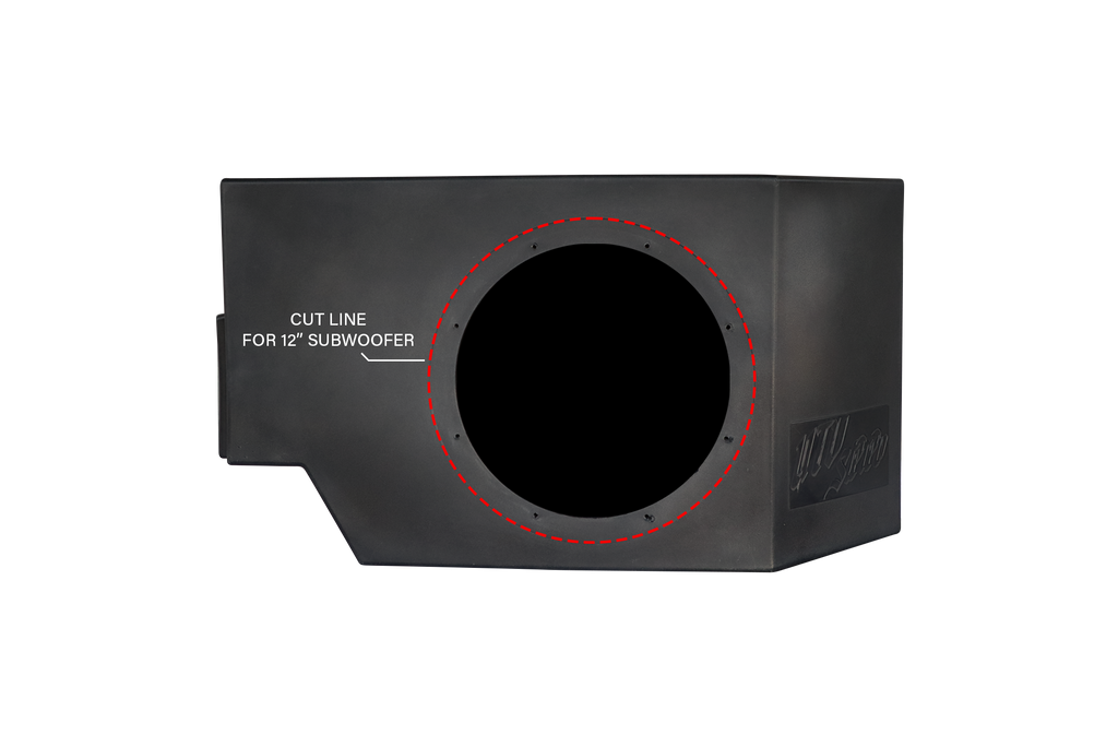 Can-Am® Defender Vented 10" Driver Subwoofer Enclosure Unloaded | UTVS-DEF-VENC-