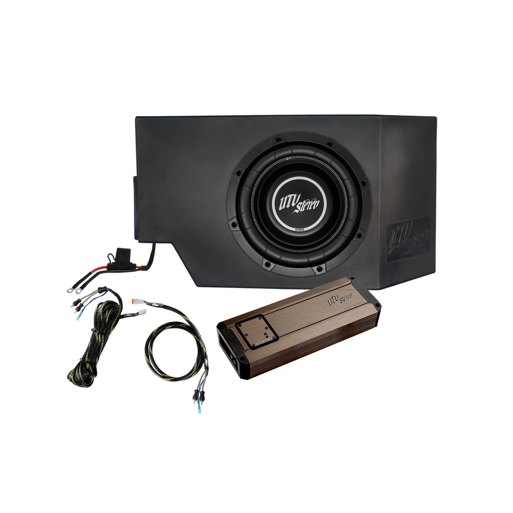 Can-Am® Defender 1200W Single Driver Side 10" Subwoofer Kit | UTVS-DEF-SUB-1200-