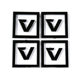 Center Cap Logo Kit Black