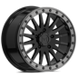 V06 Beadlock UTV Wheel Gloss Black 5x114.3 (5x4.5)