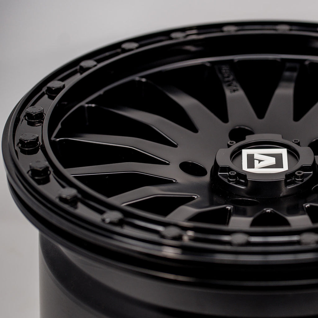 V06 Beadlock UTV Wheel Satin Black